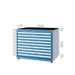 11100 – TOOL CABINET WITH 10 DRAWERS