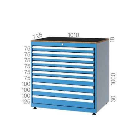 11100 – 10 ÇEKMECELİ DOLAP