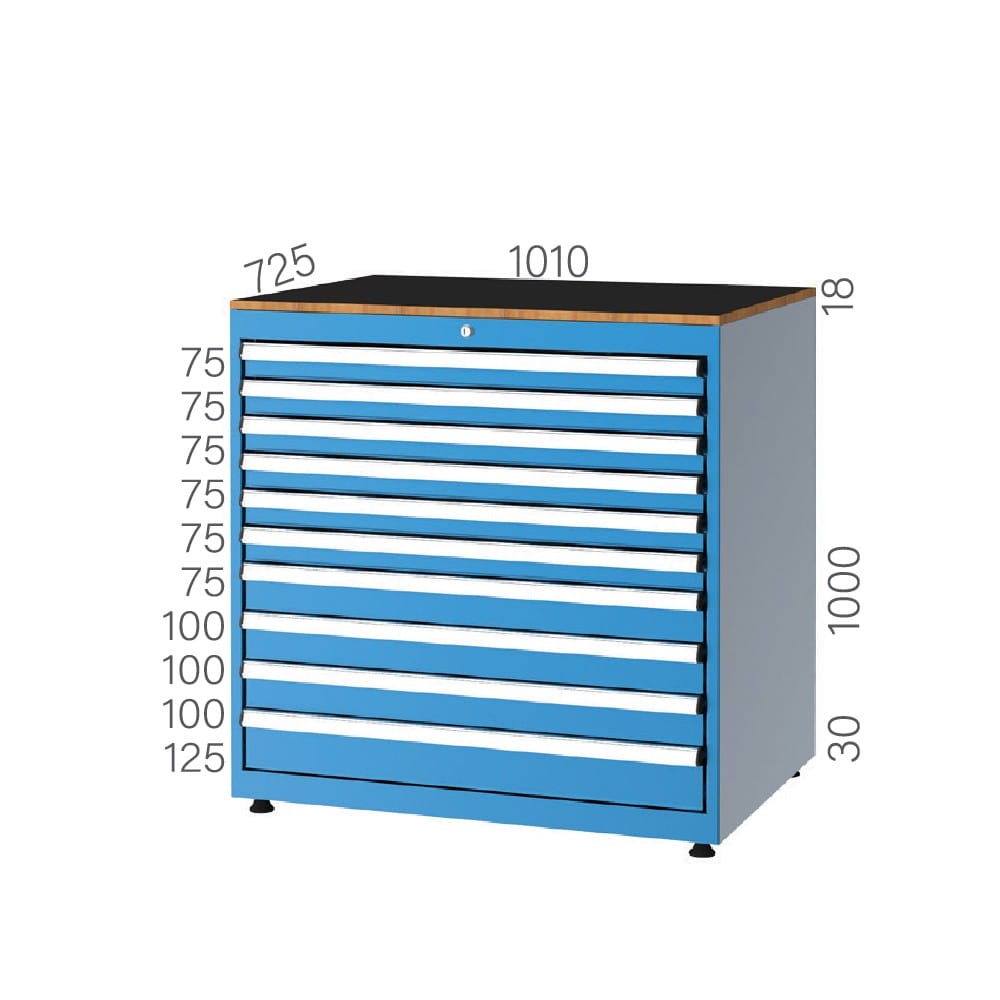 11100 – TOOL CABINET WITH 10 DRAWERS 11100 – TOOL CABINET WITH 10 DRAWERS