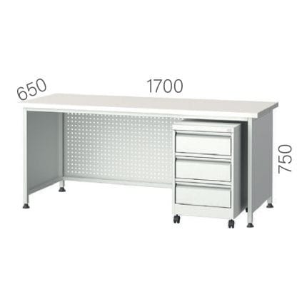 3105 – 3 ÇEKMECELİ, KESONLU ŞEF MASASI
