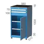 5145 – İKİ ÇEKMECELİ FORMEN DOLABI