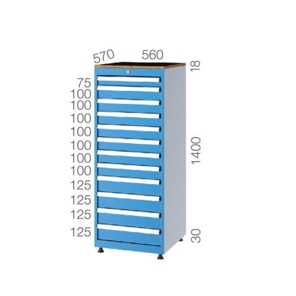 5401 – 12 ÇEKMECELİ DOLAP