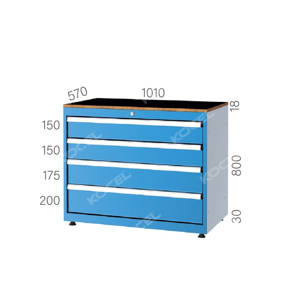 10082 – TOOL CABINET WITH 4 DRAWERS 10082 – TOOL CABINET WITH 4 DRAWERS