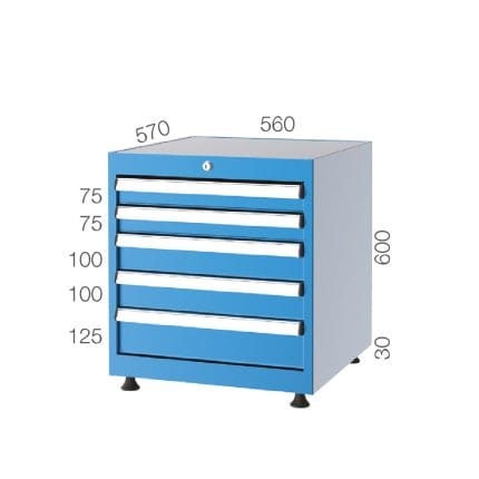 5060 – 5 ÇEKMECELİ DOLAP