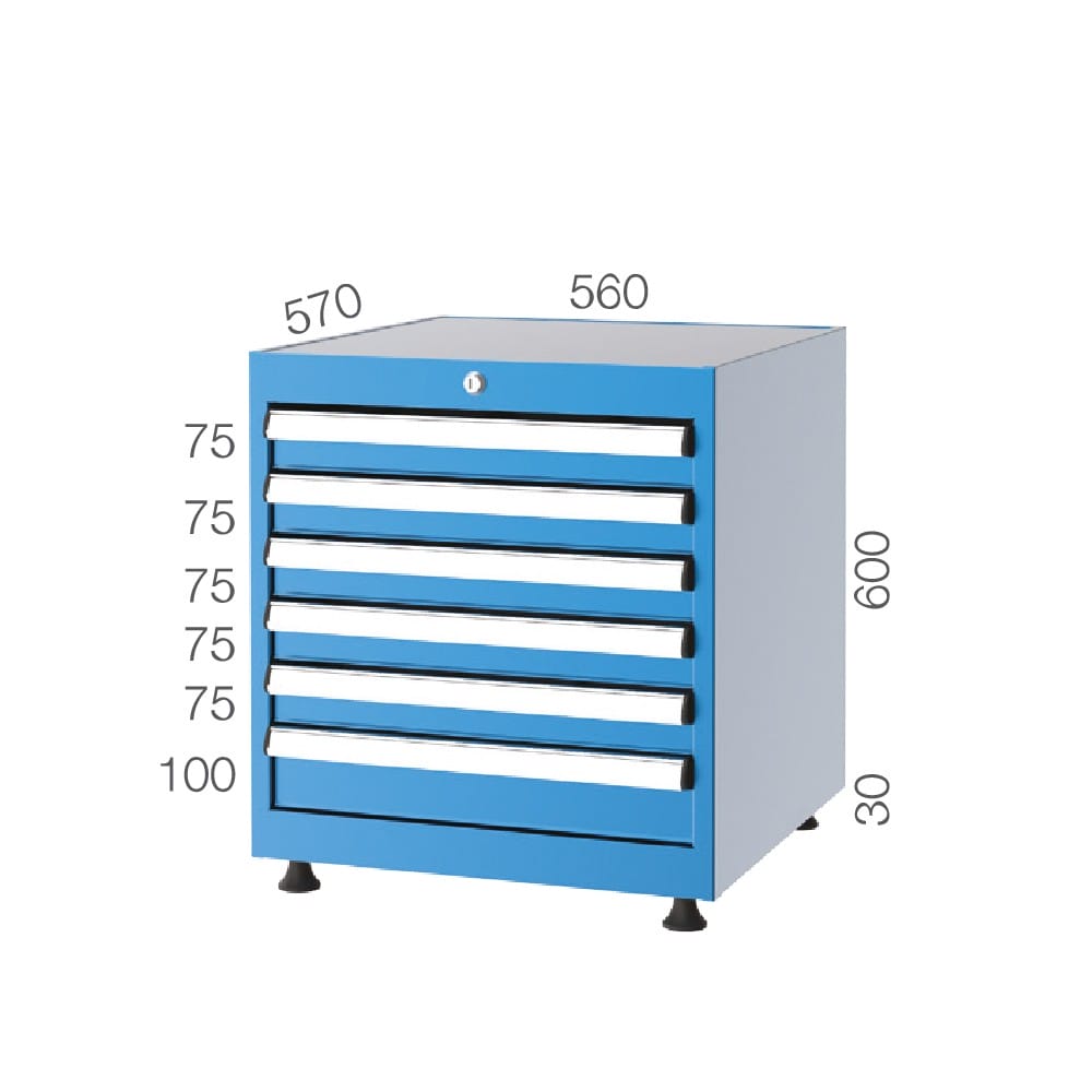 5061 – TOOL CABINET WITH 6 DRAWERS 5061 – TOOL CABINET WITH 6 DRAWERS