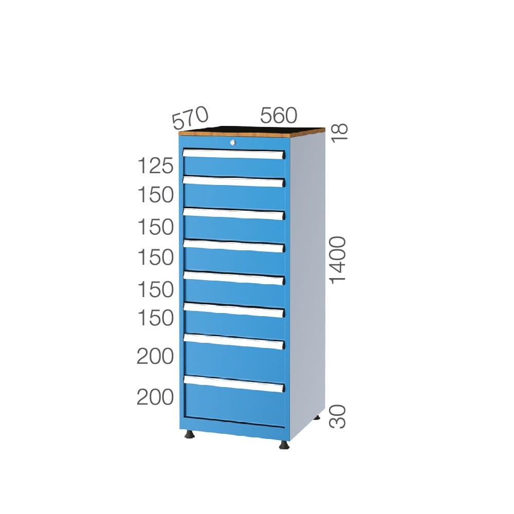 5402 – 8 ÇEKMECELİ DOLAP