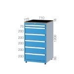 7400 – TOOL CABINET 10 DRAWERS