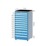 7402 – TOOL CABINET 8 DRAWERS