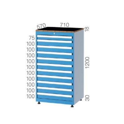 75201 – 11 ÇEKMECELİ DOLAP