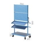 4525 – MOBILE TOOL PANEL WITH PLASTIC BINS