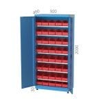 6221 – PLASTIC BIN STORAGE CABINET
