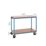 8026 – MOBILE WORKBENCH WITH 3 SHELVES
