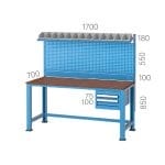 3315 –  WORKBENCH WITH 2 DRAWERS AND PEGBOARD