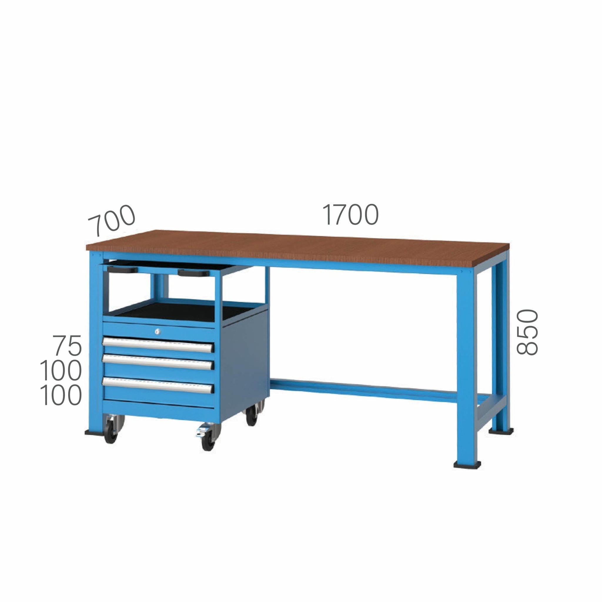 3685 – BASIC WORKBENCH WITH TOOL TROLLEY 3685 – BASIC WORKBENCH WITH TOOL TROLLEY
