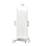 4900 – MOBILE CLEANING STAND DOUBLE-SIDED WITH WASTE BINS