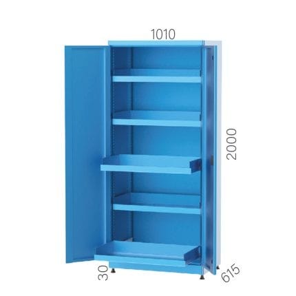 6250 – INDUSTRIAL CABINET WITH 5 MOVABLE SHELVES