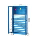 6125 – INDUSTRIAL CABINET WITH 6 DRAWERS AND 3 HEIGHT ADJUSTABLE SHELVES