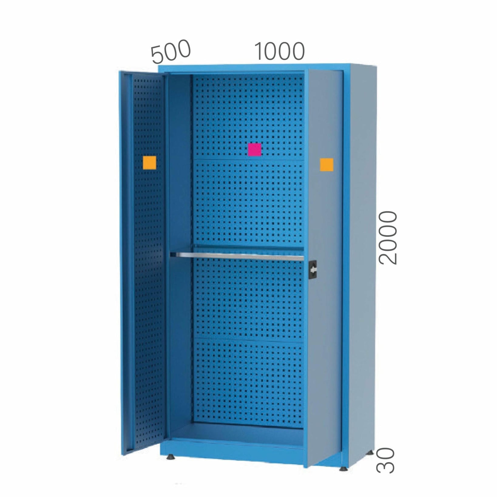 6335 – MATERIAL CABINET SINGLE SHELF WITH PEGBOARD 6335 – MATERIAL CABINET SINGLE SHELF WITH PEGBOARD
